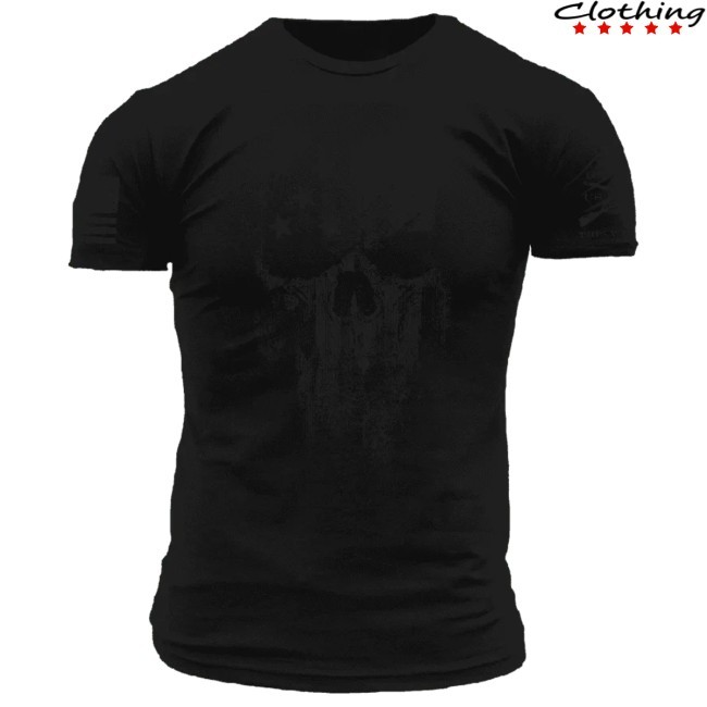 Official Grunt Style Merch Blackout Reaper T-Shirt - Black