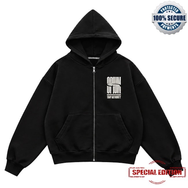 Official Playboi Carti Merch Trap Authority Hoodie Opium Merch